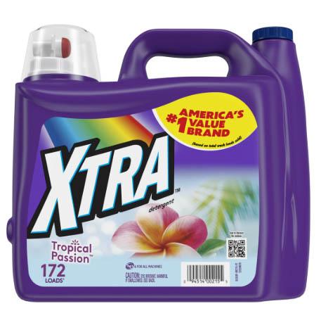 XTRA Ultra Liquid Detergent – Tropical Passion, 206 fl oz