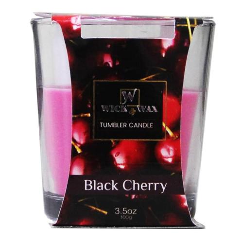 3.5oz Tumbler Candle, Black Cherry