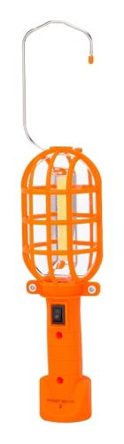 PowerZone 12578 Trouble Light, 1-Lamp, LED Lamp, 200 Lumens, Red/Black/Yellow/Orange