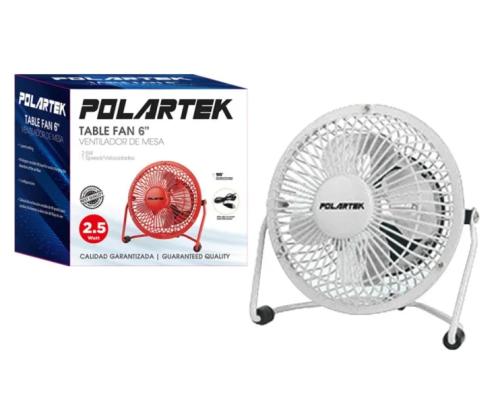6'' Metal Table Fan With USB