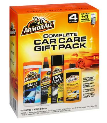 Armor All Complete Car Care Gift Pack, 4 Items