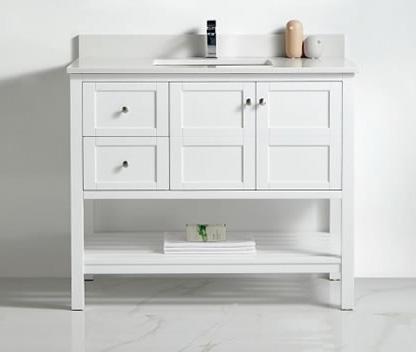 BATHROOM VANITY AUSTIN 2DR 2DRW LH 41x21x34