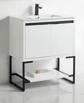 BATHROOM VANITY ZURICH 2DR WHITE MATTE