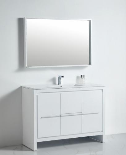 BATHROOM VANITY NEW VENICE 22" DEEP WHITE PVC