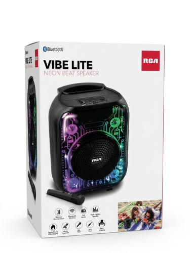 6.5'' Bluetooth Speaker W/LED