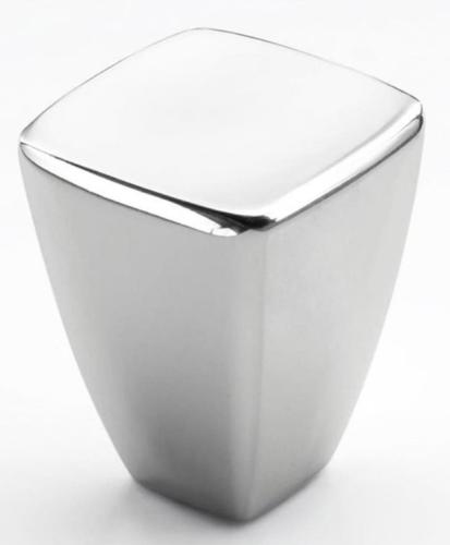 KNOB CREASED BOW 7/8" POL CHROME