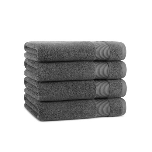 BATH TOWEL DARK GREY 27X54"