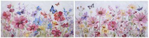 Embellished Wildflower Canvas, Assorted
