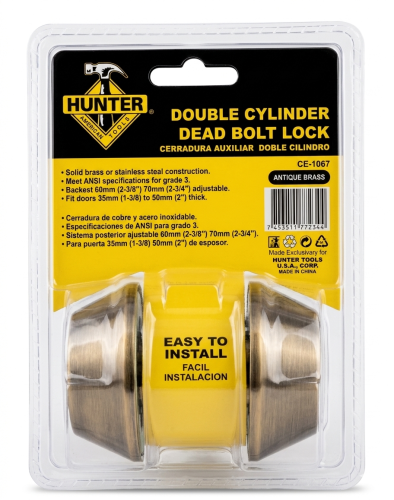 Double Cylinder Deadbolt Lock