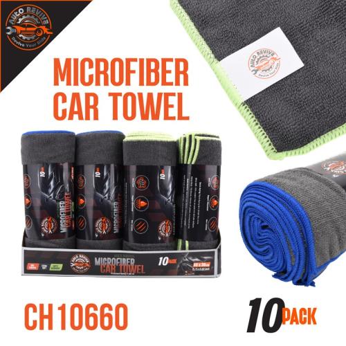 10 Pack Microfiber Car Wash Towel, 12'' x 16''