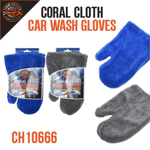 1 Pack Coral Cloth Car Washing Gloves