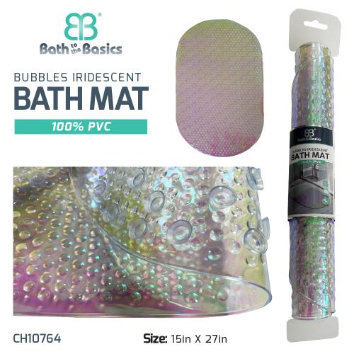 Iridescent PVC Bathtub With Suction Cups, 27'' x 15''