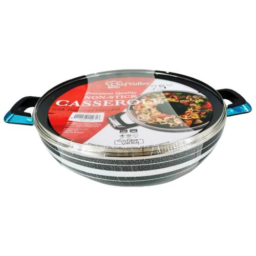 CASSEROLE W/LID NON STICK