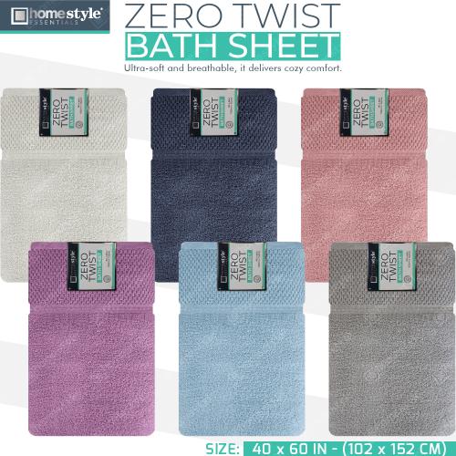BATH SHEET ZEROTWIST 40X60"