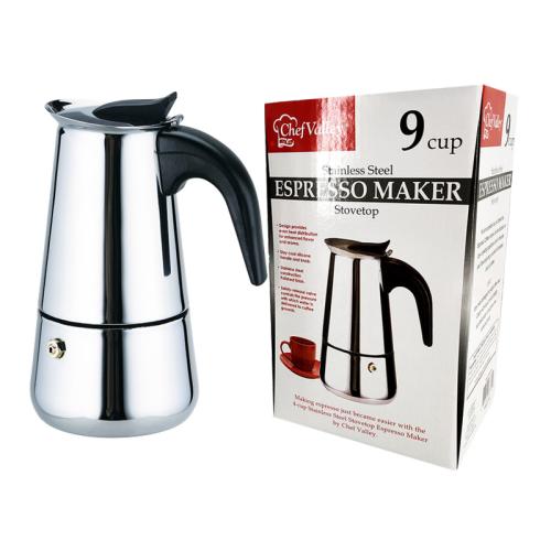 COFFEE MAKER STAINLESS STEEL 9 CUPS