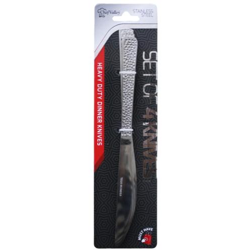 KNIFE DINNER STAINLESS STEEL HEAVY DUTY 4PC