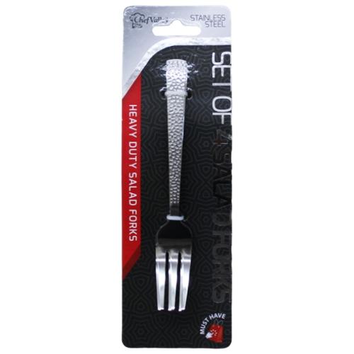 FORK SALAD STAINLESS STL HEAVY DUTY 4PC