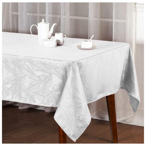 TABLECLOTH JACQUARD 60X84" LEAF DESIGN ASSRT.
