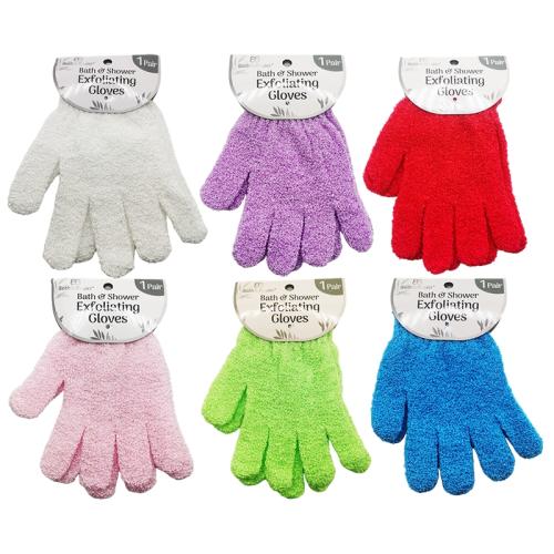 EXFOLIATING BATH & SHOWER GLOVES