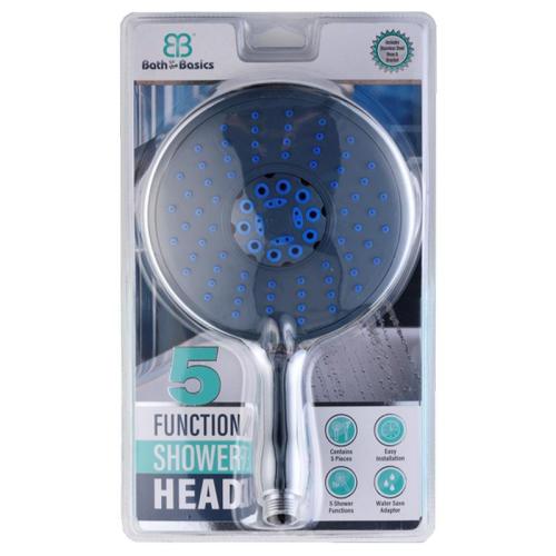 5 Function Shower Head, Chrome