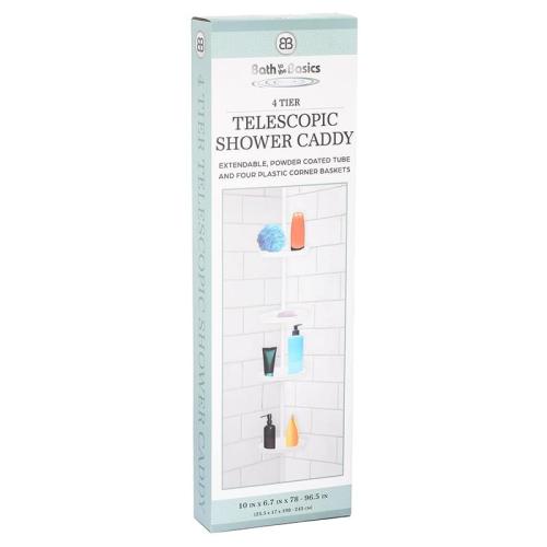 SHOWER CADDY TELESCOPIC 4 TIER