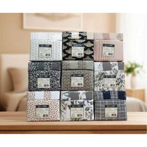 6 Pieces Queen Microfiber Bedsheet Set (Assorted)