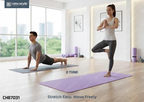 72'' x 24'' Thick Yoga/Pilates Mat With Carrying Strap