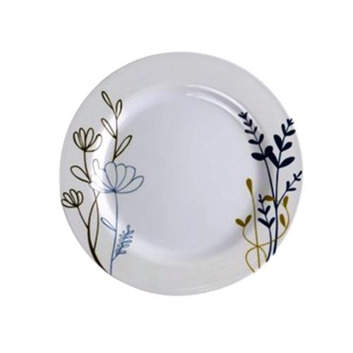 DINNER PLATE 11" MULTIFLORAL MELAMINE
