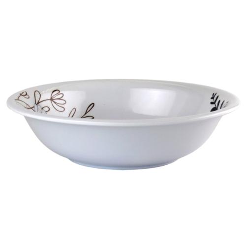 BOWL LARGE MULTI FLORAL MELAMINE 8.3"