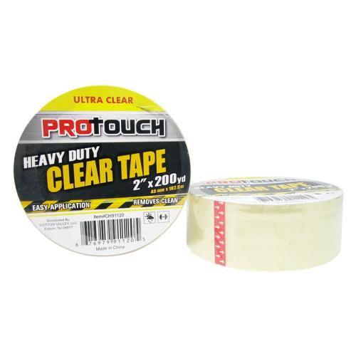 TAPE ULTRA CLEAR H/D 2X200 YD