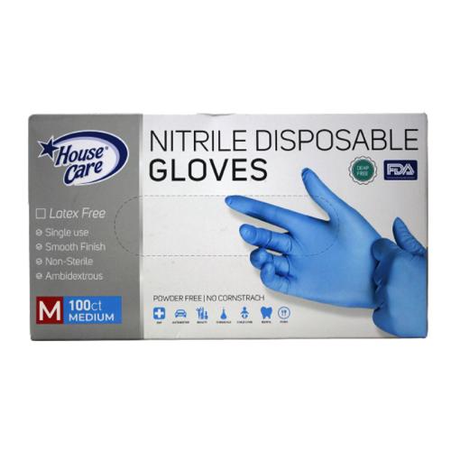 Disposable Nitrile Gloves – Medium (100 Count)