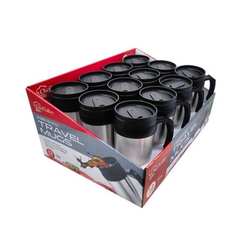 TRAVEL MUG STAINLESS STEEL 450ML