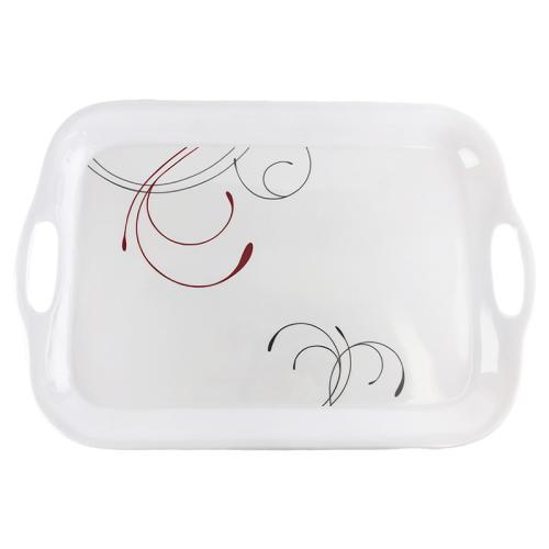 SERVING TRAY 18" WAVEY MELAMINE