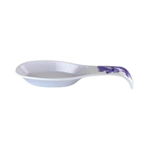 SPOON REST BLUE FLORAL 14" MELAMINE