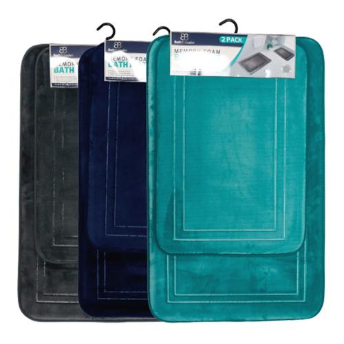 BATH MAT MEMORYFOAM CLASSIC 2PK