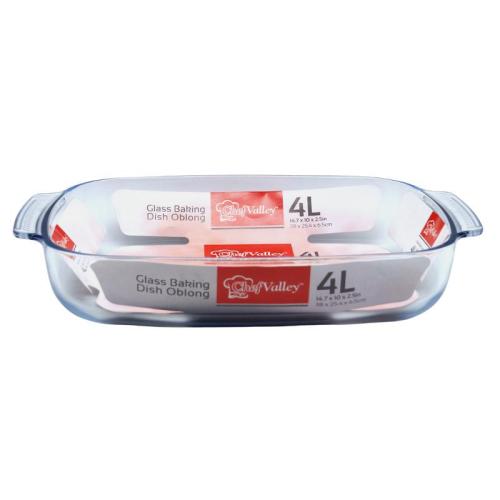 Glass Baking Dish Oblong, 4 Qt