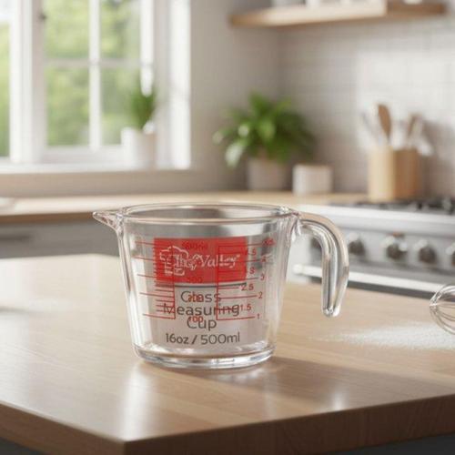Glass Measuring Cup, 500 ML, 16 Oz. 