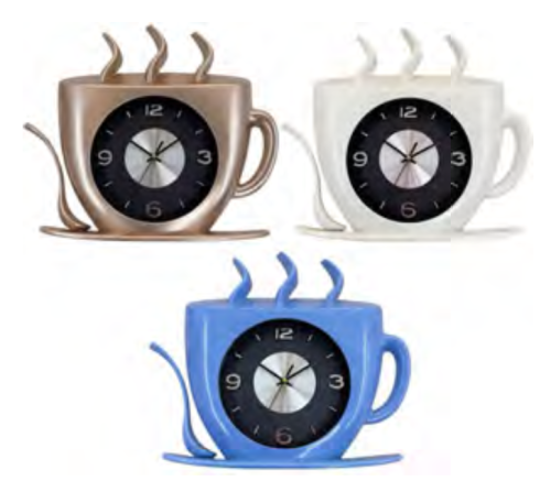 Tea Cup Clock (Assorted)