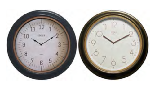 30'' Oversized Farmhouse Clock (Assorted)