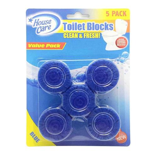 TOILET BOWL CLEANER BLUE 5PK 1.76OZ