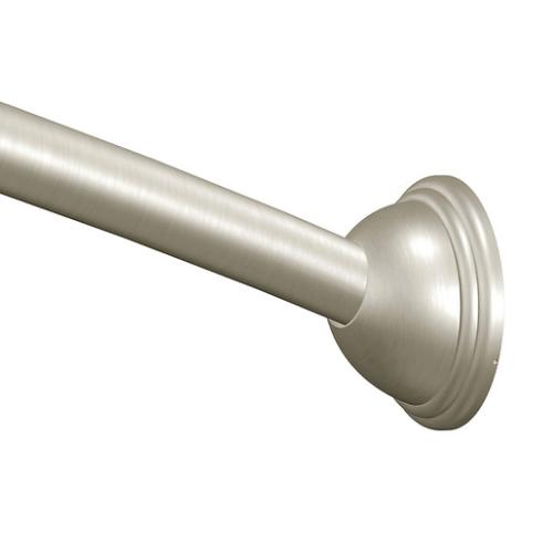 CURTAIN ROD 54-72 CURVED B.NICK