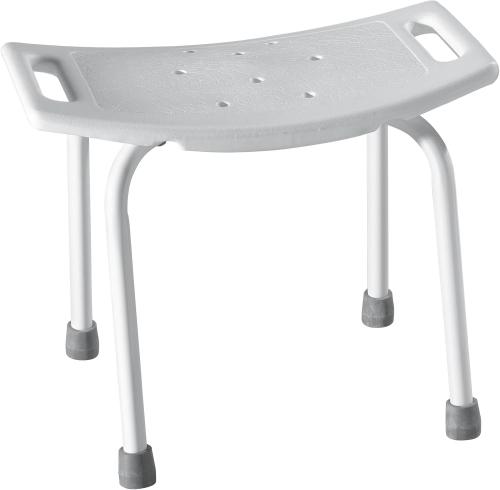 HOME CARE TUB & SHOWER SEAT PLST WHITE W/O BACKREST