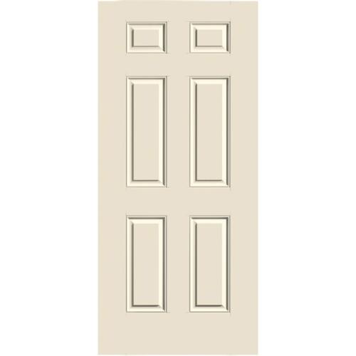 DOOR 32" FIBERGLASS 6 PANEL NO BORE SLAB