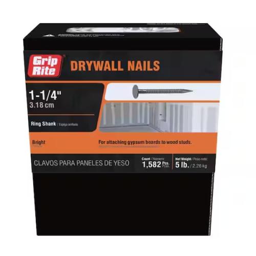 SHEETROCK NAILS 1-1/4 5LBS