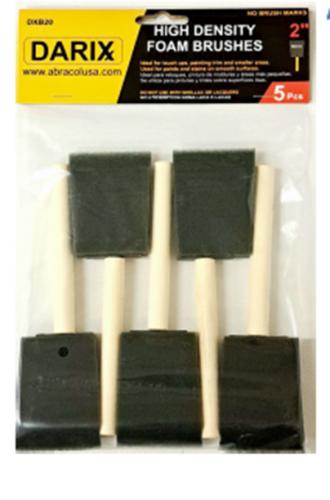 BRUSH FOAM 2" 5PCS