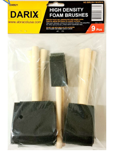 BRUSH FOAM ASSORTED 3X1" 3X2" 3X3"
