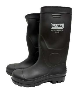 BOOTS PLASTIC 11 STEEL TOE BLK