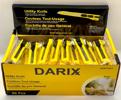 KNIFE UTILITY 9mm BLADE