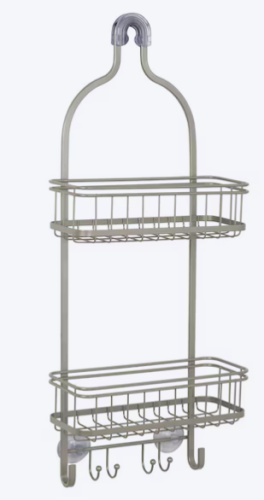 SHOWER CADDY SATIN NICKEL