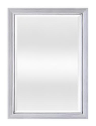 MIRROR 3" FRAMED LG BEADED GREY 30" x 42"